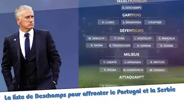 Didier Deschamps a dévoilé sa liste des 23 !