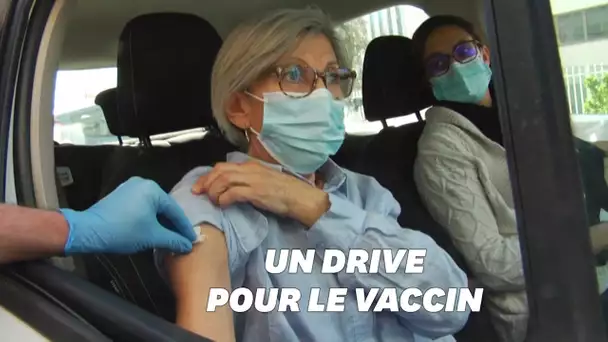 Contre le Covid, un "vaccidrive" ouvre à Montpellier, une première en France