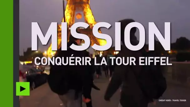 Mission : conquérir la Tour Eiffel – des casse-cous russes escaladent le monument