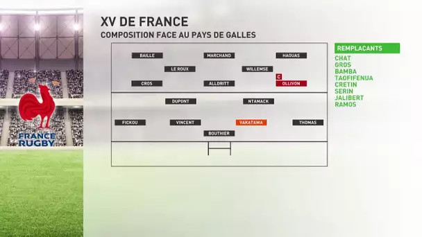 Six Nations : La composition du XV de France pour affronter les Gallois - INFOSPORT+