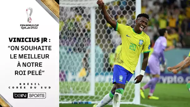 Brésil - Corée du Sud / Vinicius Jr : "On souhaite le meilleur à notre Roi Pelé"