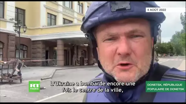 Donbass : un hôtel de Donetsk frappé par les forces ukrainiennes