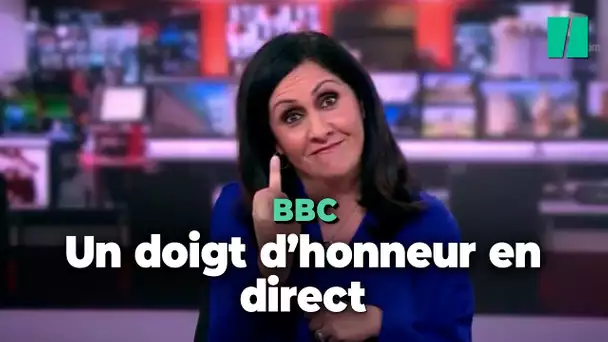 Une présentatrice de la BBC s’excuse après un doigt d’honneur en direct