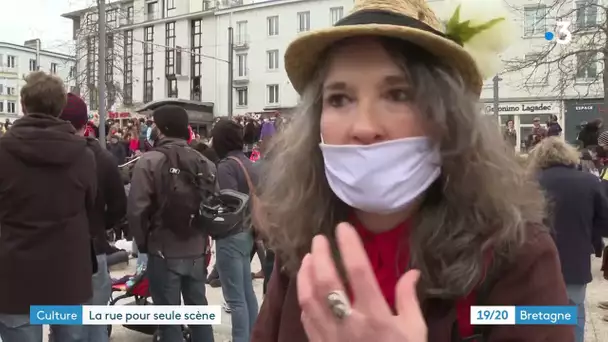 Manifestation pour la culture à Brest