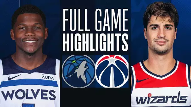 TIMBERWOLVES at WIZARDS | FULL GAME HIGHLIGHTS | January 24, 2024