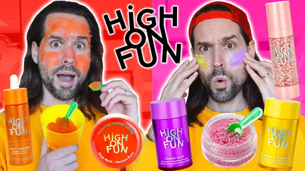 JE TESTE MA MARQUE DE SKINCARE VEGAN HIGH ON FUN - HUBY