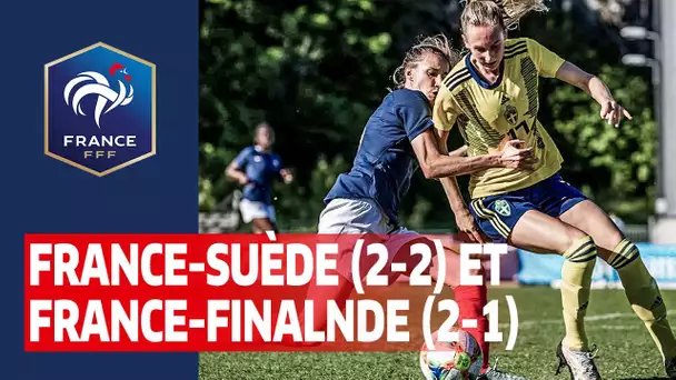 U23 Féminine : Résumé de Suède-France (2-2) et France-Finlande (2-1)