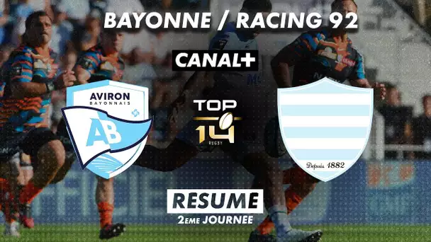 Le résumé de Bayonne / Racing 92 - TOP 14 - 2ème journée