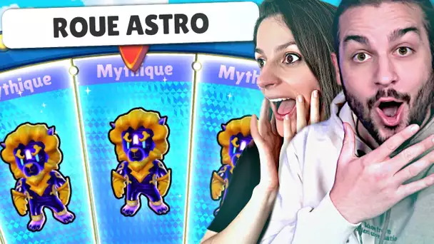 MEGA PACK OPENING SUR LA NOUVELLE ROUE MYTHIQUE SUR STUMBLE GUYS !