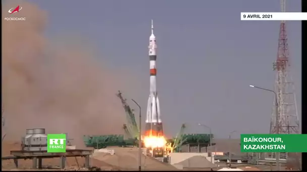 Baïkonour : lancement d'un Soyouz MS-18 pour l'ISS, 60 ans après le vol de Iouri Gagarine