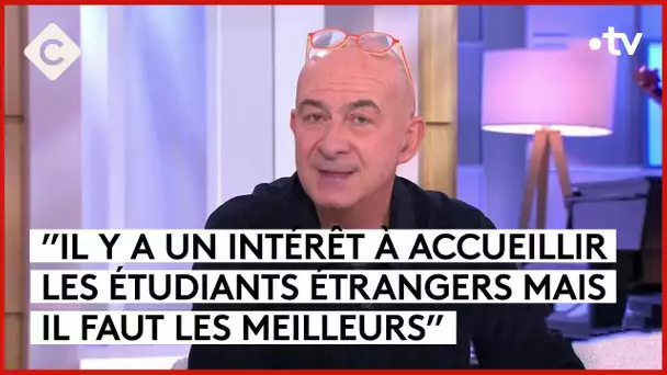 Étudiants étrangers : un marché juteux pour la France ?  Jean Viard - C à vous - 22/12/2023