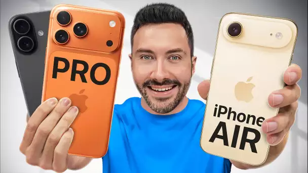 Voici les iPhone Air, 17 et 17 Pro ! (toutes les nouveautés)