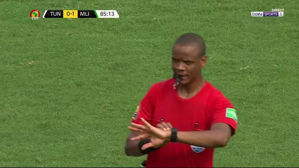 CAN 2021 : L'arbitre du match Tunisie - Mali siffle la fin du match à la 86ème minute !