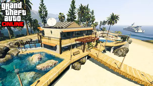 UNE VILLA DE MILLIARDAIRE SUR UNE ÎLE DANS GTA 5 !