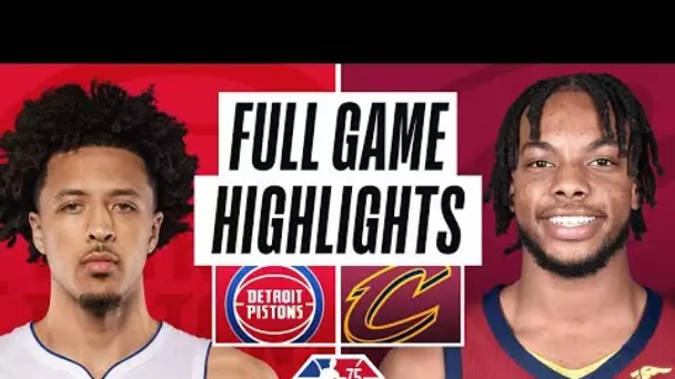 PISTONS at CAVALIERS | FULL GAME HIGHLIGHTS | March 19, 2022
