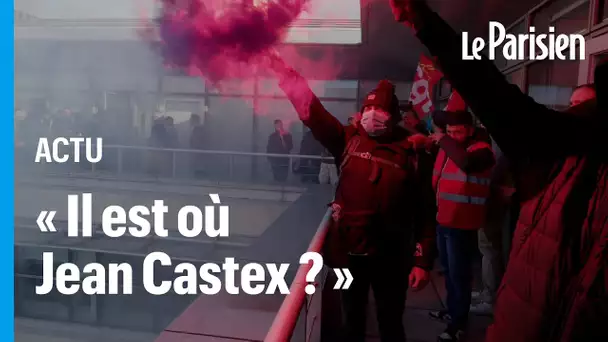 «Il est où Castex ? Qu'il descende !» : des agents en grève envahissent le siège de la RATP