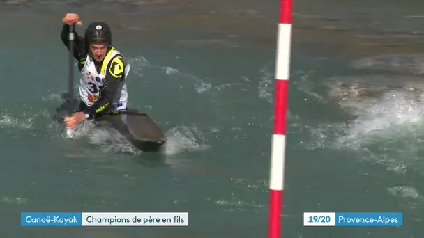 Canöe-Kayak : Tanguy Adisson dans les traces de son champion olympique de père, Franck Adisson.