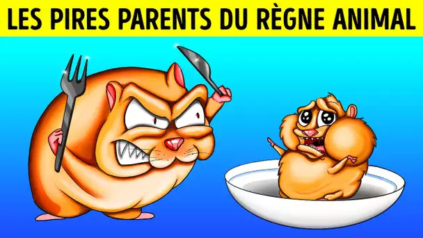 11 Animaux Qui Ne Recevront Pas La Médaille De "Parent De L'année"