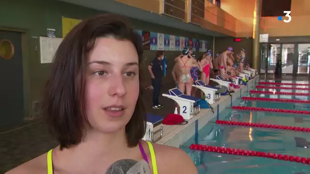 Entraînement de nageurs pro dans la piscine de Béthune.