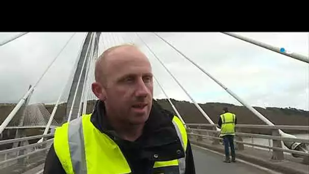 Le pont de Térénez inspecté à la loupe