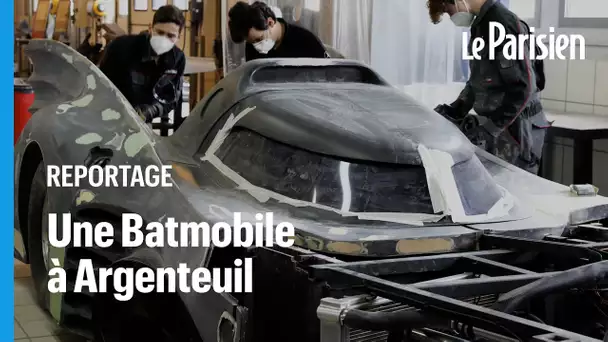A Argenteuil, des apprentis carrossiers repeignent la voiture… de Batman !
