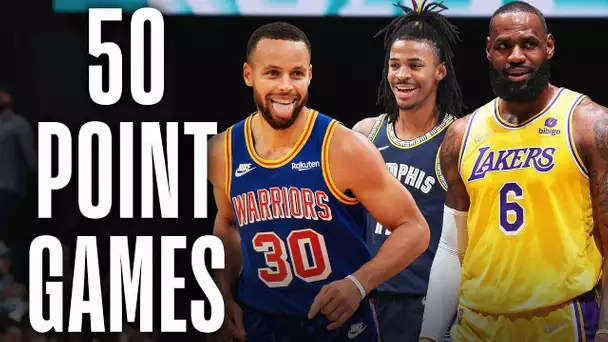 All 50-PT Games From The NBA This Season 🔥