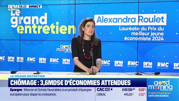 Alexandra Roulet (Prix du meilleur jeune économiste 2024) : Chômage, 3,6 Mds€ d'économies attendues