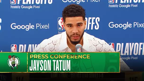 Jayson Tatum Breaks Down Epic Buzzer-Beater | Post Game Press Conference
