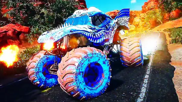MONSTER JAM STEEL TITANS "DLC Fire & Ice" Bande Annonce de Gameplay (2019) PS4 / Xbox One / PC