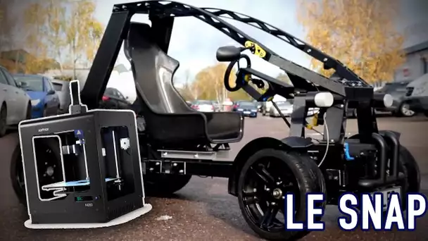 Le Snap #22 : Ce petit véhicule électrique est entièrement imprimé en 3D