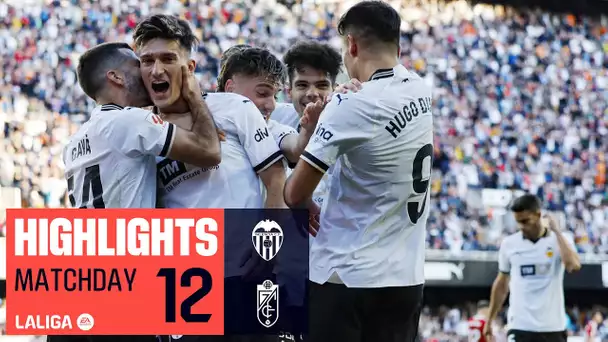 Resumen de Valencia CF vs Granada CF (1-0)