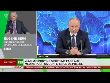 «Un exercice qui n’est pas usé»: Eugène Berg revient sur la conférence de presse de Vladimir Poutine