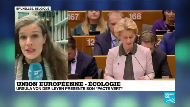 Union européenne : Ursula von der Leyen présente son "pacte vert"
