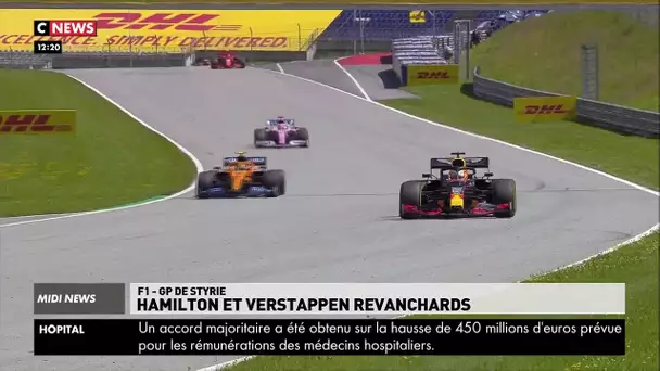 Formule 1 : Lewis Hamilton et Verstappen revanchards