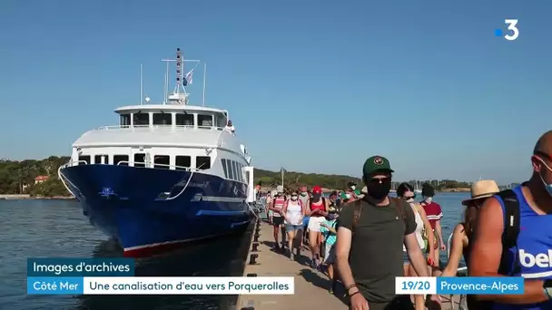 Porquerolles : le Sealine pour alimenter bientôt l'île en eau potable