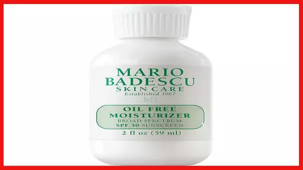 Mario Badescu Oil Free Moisturizer SPF 17|30 for Combination, Oily & Sensitive Skin | Lightweight