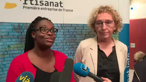 Perpignan : Pénicaud et Ndiaye en visite et suivies par des opposants à la réforme des retraites