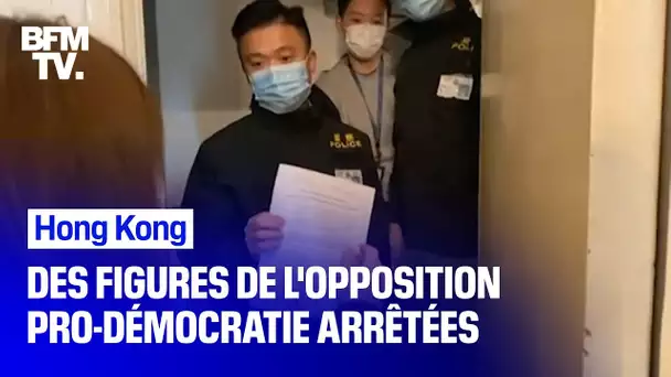 Une cinquantaine de figures de l'opposition pro-démocratie arrêtées à Hong Kong