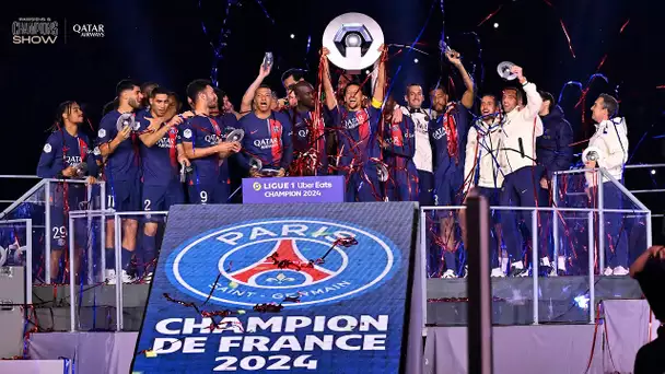 🏆❤️💙 Parisiens & Champions, les coulisses de la célébration au Parc des Princes - @qatarairways