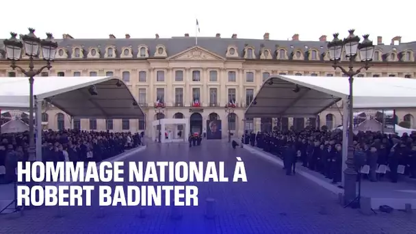 Les moments forts de l'hommage national à Robert Badinter