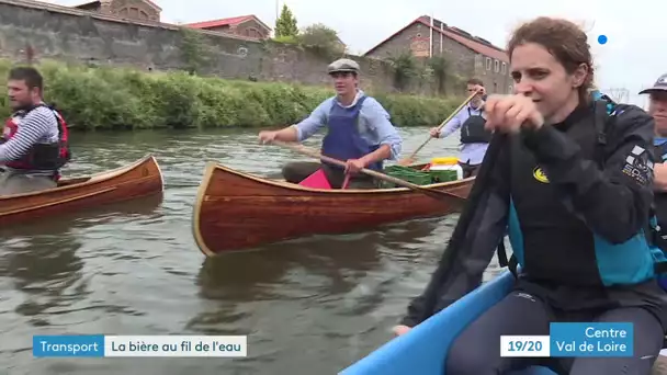 Insolite : Livrer de la bière a vélo et en canoë c'est possible !