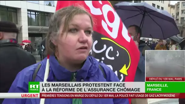 1er-Mai : les Marseillais mobilisés contre la réforme de l’assurance-chômage