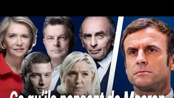 Zemmour, Le Pen, Pécresse... Ce que les adversaires d'Emmanuel Macron pensent de lui