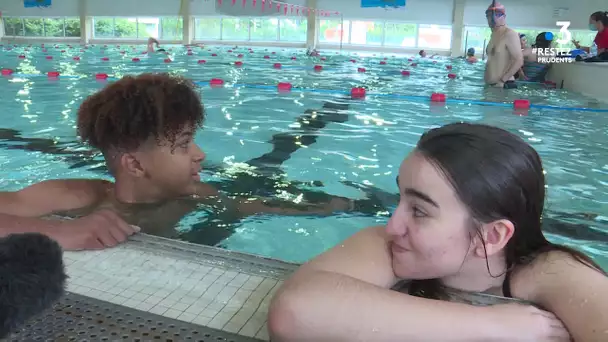 Angers : les nageurs sont heureux de la  réouverture des piscines
