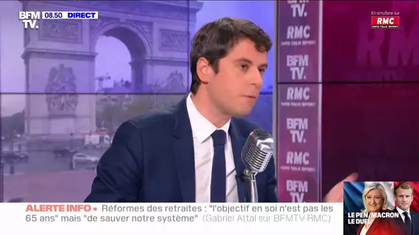 Attal : "Il y a beaucoup de jeunes qui ont voté pour Emmanuel Macron"