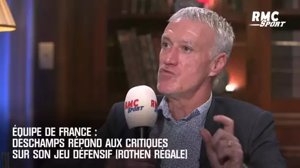 Équipe de France : Deschamps répond aux critiques sur son jeu défensif (Rothen régale)