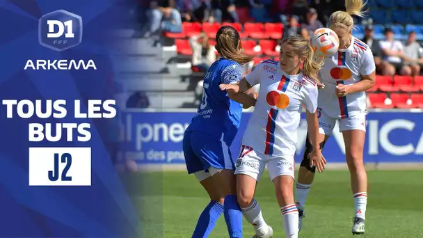 D1 Arkema, journée 2 : Tous les buts