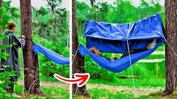 ASTUCES BRILLANTES POUR LE CAMPING AFIN DE PASSER UN INCROYABLE MOMENT