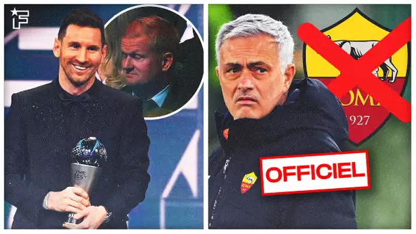 Le SACRE de Lionel Messi FAIT SCANDALE, José Mourinho VIRÉ par l'AS Roma | Revue de presse