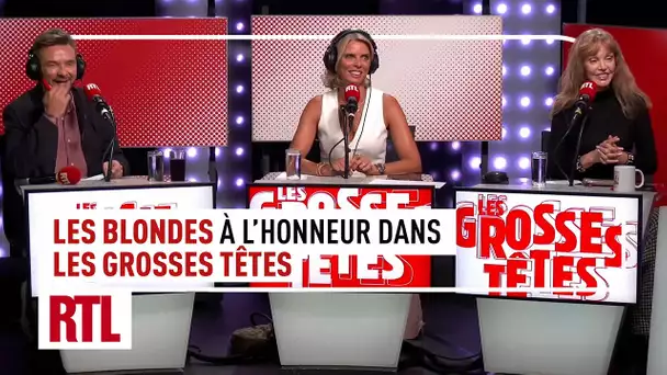 Laurent Ruquier fait honneur aux blondes dans l'émission